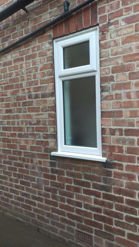 small single window fitted