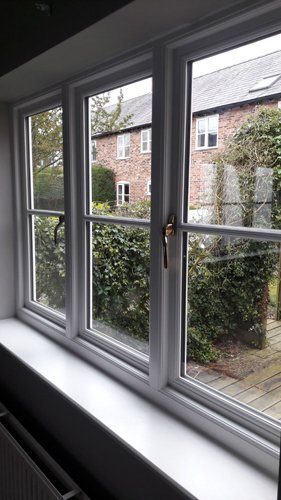 internal view of new windows fitted