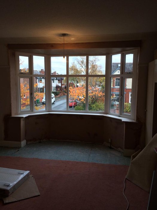 internal view of new windows fitted in cheshire