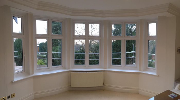 internal view of new windows fitted in altrincham